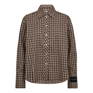 Haute L' Amitié - Maxi Logo Dessert Check Shirt - Dessert
